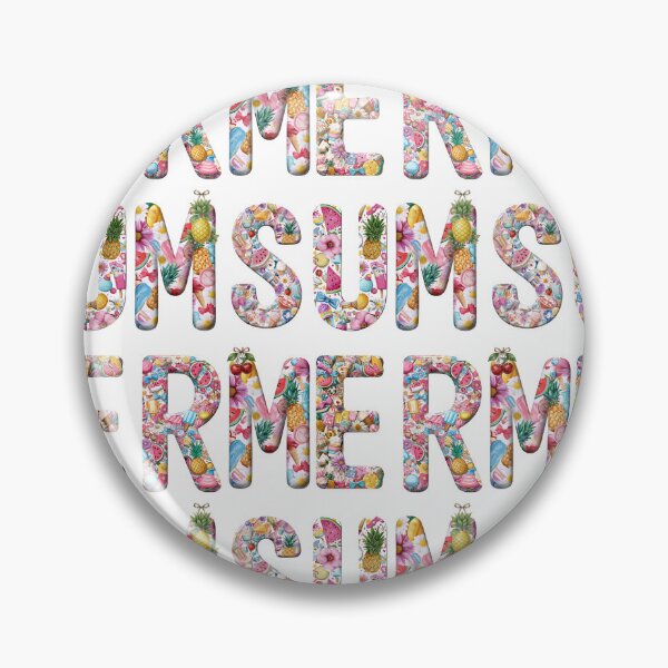 Item preview, Summer - Colorful Fruit Floral Summer Vibes Lettering Design designed and sold by Lozarux.