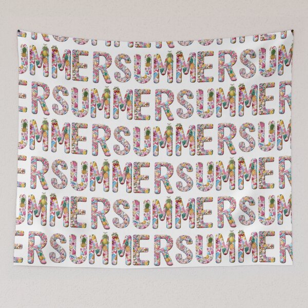 Item preview, Summer - Colorful Fruit Floral Summer Vibes Lettering Design designed and sold by Lozarux.