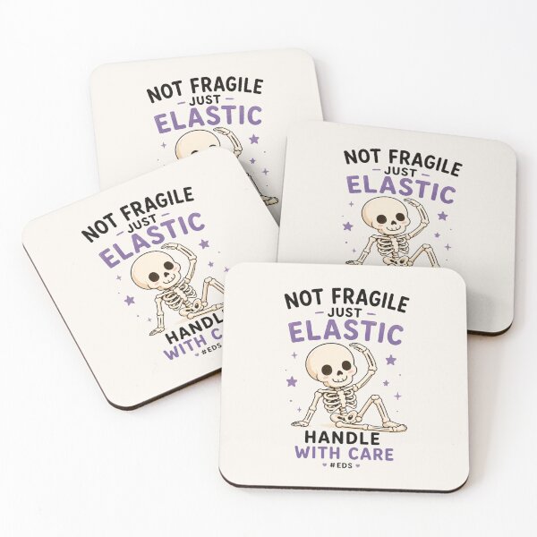 Item preview, Not Fragile Just Elastic Handle With Care #EDS - Funny Ehlers Danlos Syndrome Design designed and sold by BlackSector77.