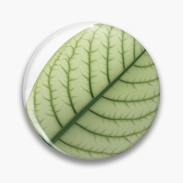 Item preview, Green Leaf Detailed Veins Botanical Nature Art designed and sold by Luna-Flow.