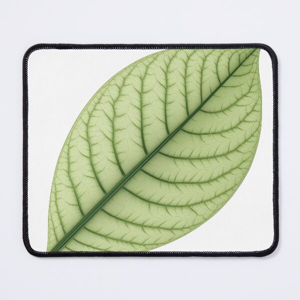 Item preview, Green Leaf Detailed Veins Botanical Nature Art designed and sold by Luna-Flow.