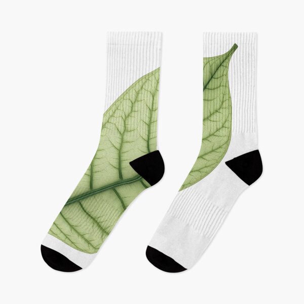 Item preview, Green Leaf Detailed Veins Botanical Nature Art designed and sold by Luna-Flow.