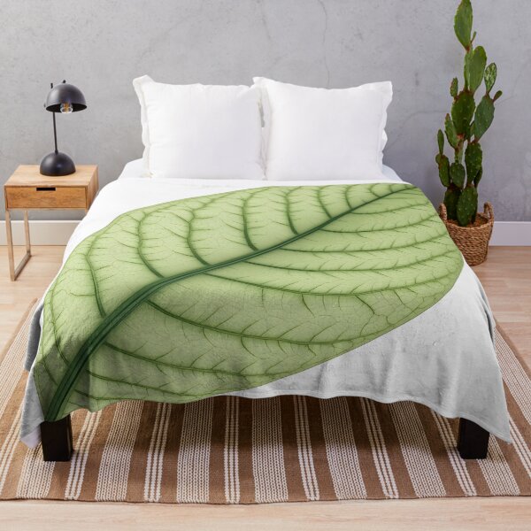 Item preview, Green Leaf Detailed Veins Botanical Nature Art designed and sold by Luna-Flow.