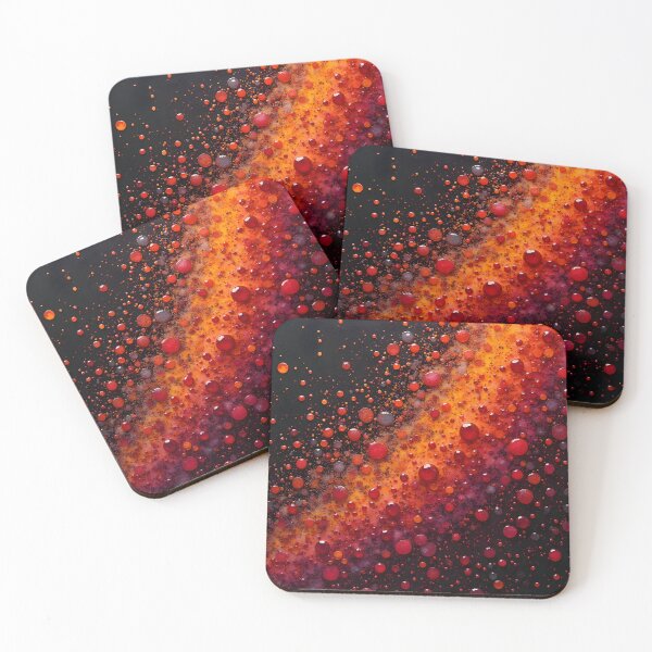 Item preview, Aboriginal Inspired Dot Art - With Lava Flow and Bubbles designed and sold by GrinGalore.
