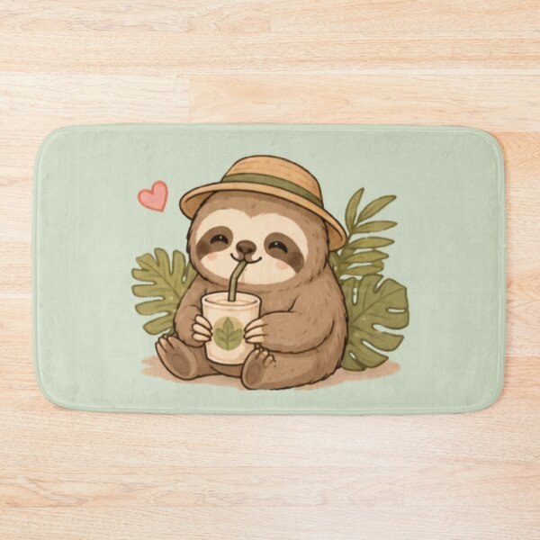 Item preview, Tropical Chill Sloth designed and sold by MellowMunchkins.