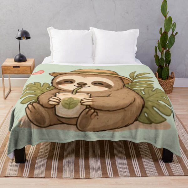 Item preview, Tropical Chill Sloth designed and sold by MellowMunchkins.