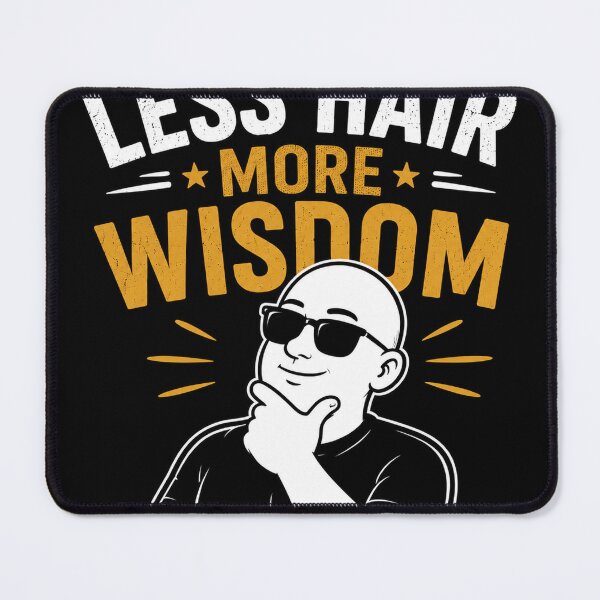 Item preview, Less hair, more wisdom. designed and sold by Giewont.