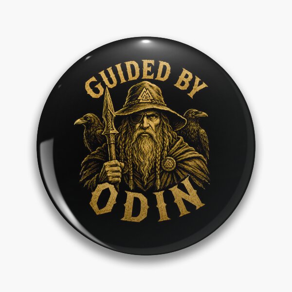 Item preview, Guided By Odin Norse God Viking Warrior Raven Design designed and sold by R3X .
