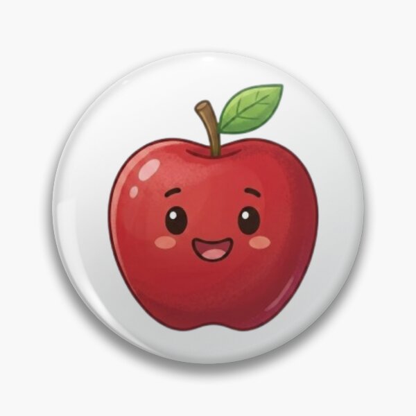 Item preview, Happy Smiling Apple Character designed and sold by BoldConcept43.