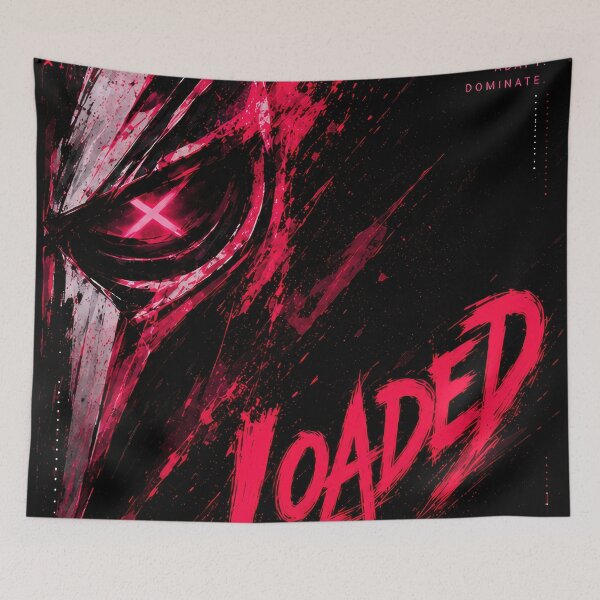 Item preview, Pink Loaded Gamer Mask designed and sold by NewOldArtsy.