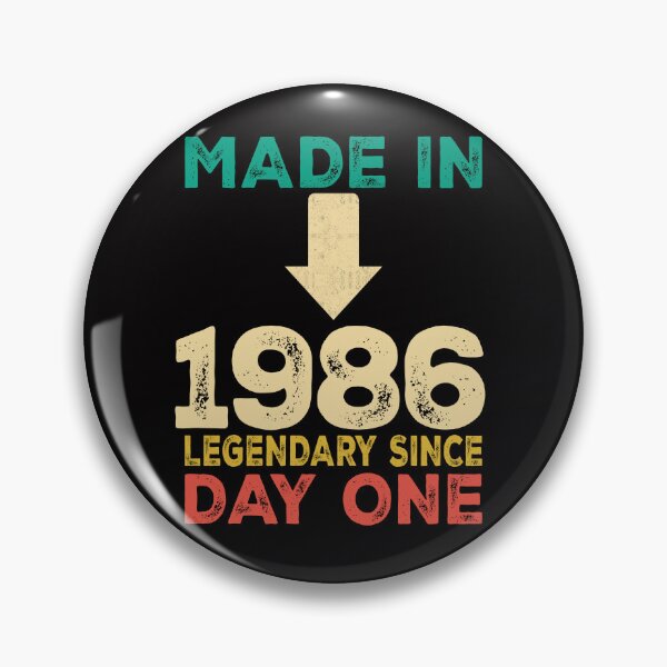 Item preview, Born in 1986 Vintage 40th Birthday Legend Gift Distressed Design designed and sold by FernaRoje.