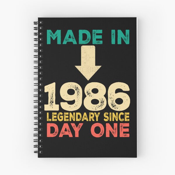 Item preview, Born in 1986 Vintage 40th Birthday Legend Gift Distressed Design designed and sold by FernaRoje.