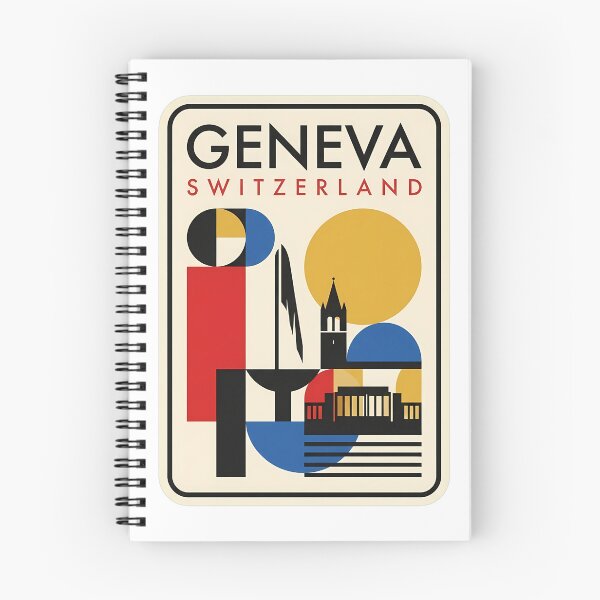 Item preview, Abstract Geometric Geneva Switzerland Travel Landmark designed and sold by k3rstman1.
