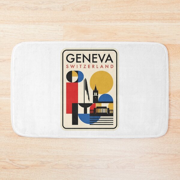 Item preview, Abstract Geometric Geneva Switzerland Travel Landmark designed and sold by k3rstman1.