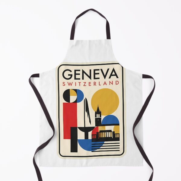Item preview, Abstract Geometric Geneva Switzerland Travel Landmark designed and sold by k3rstman1.