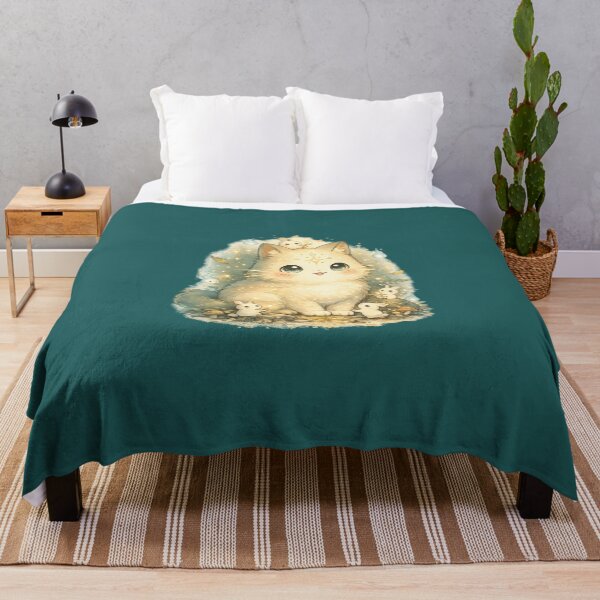 Item preview, Anime Forest Spirit Cat Magical Fantasy Graphic T-Shirt designed and sold by MagicMakerPh.
