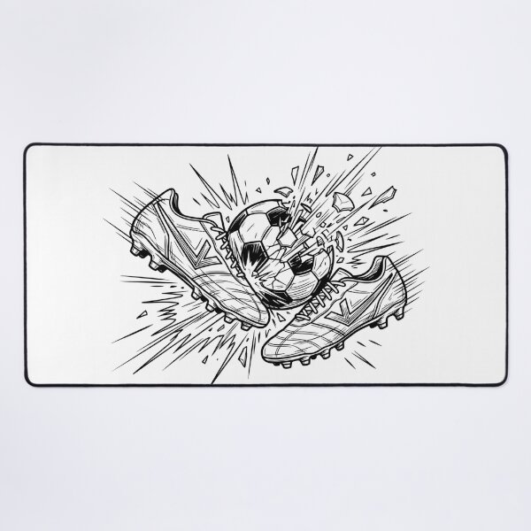 Item preview, Football 2026 Boots Ball Explosion — Minimalist Manga Comic designed and sold by David Mateo ArtWorks.