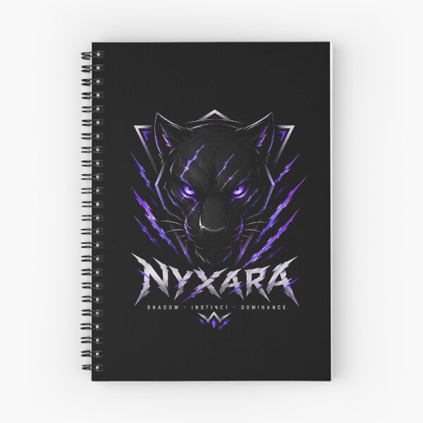 Item preview, Nyxara Shadow Panther Graphic T-Shirt designed and sold by hypertype01.