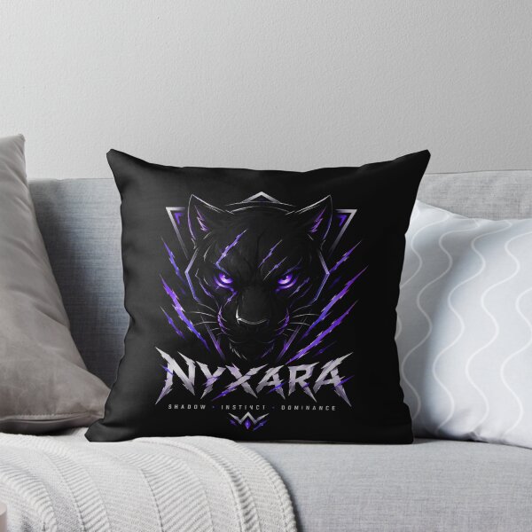 Item preview, Nyxara Shadow Panther Graphic T-Shirt designed and sold by hypertype01.