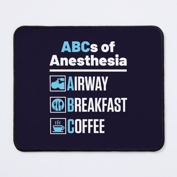 Item preview, Anesthesiologist Anesthesiology Doctor Nurse Funny ABCs of Anesthesia designed and sold by jaygo.