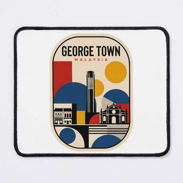Item preview, George Town Malaysia Retro Minimalist Travel Scene designed and sold by k3rstman1.