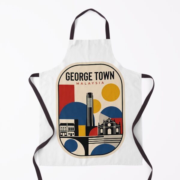 Item preview, George Town Malaysia Retro Minimalist Travel Scene designed and sold by k3rstman1.