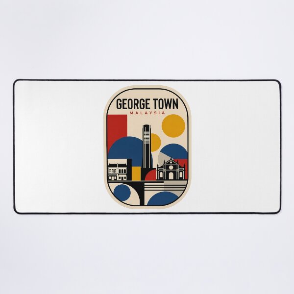Item preview, George Town Malaysia Retro Minimalist Travel Scene designed and sold by k3rstman1.