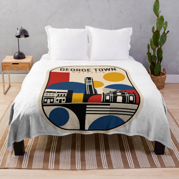 Item preview, George Town Malaysia Retro Minimalist Travel Scene designed and sold by k3rstman1.