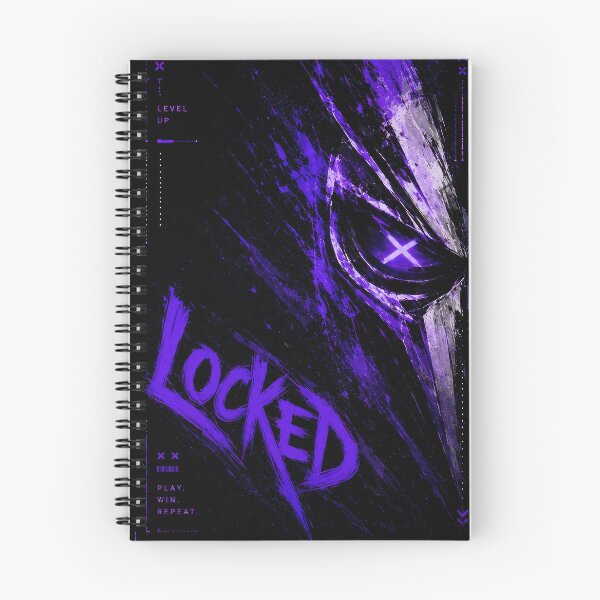 Item preview, Violet Locked Gamer Mask designed and sold by NewOldArtsy.