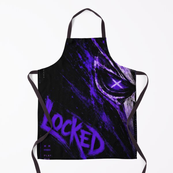 Item preview, Violet Locked Gamer Mask designed and sold by NewOldArtsy.