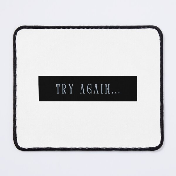 Item preview, TRY AGAIN. printed T-SHIRT designed and sold by Raza-prints.