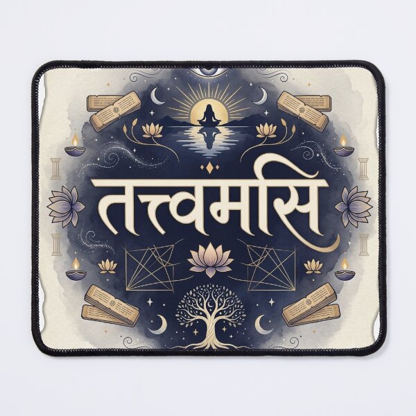 Item preview, Sacred Sanskrit Calligraphy - Tat Tvam Asi Upanishad Art designed and sold by OpenDreamArts.
