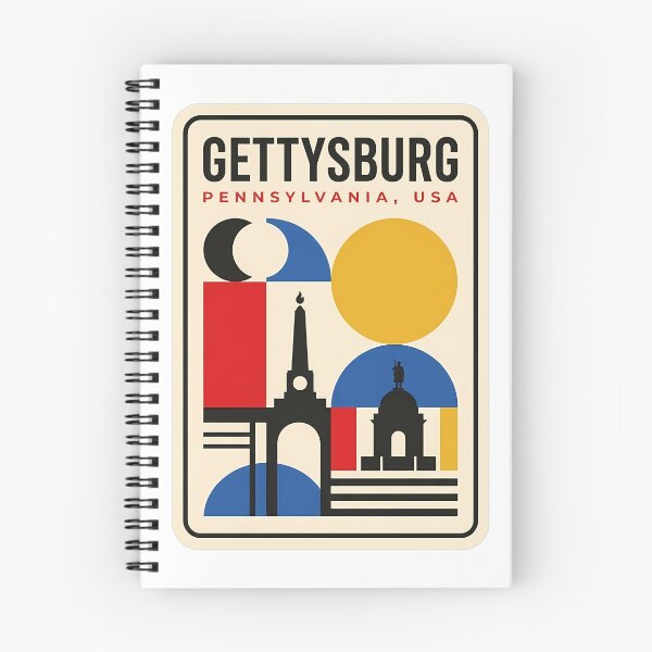 Item preview, Retro Gettysburg Pennsylvania USA Geometric Travel Style designed and sold by k3rstman1.
