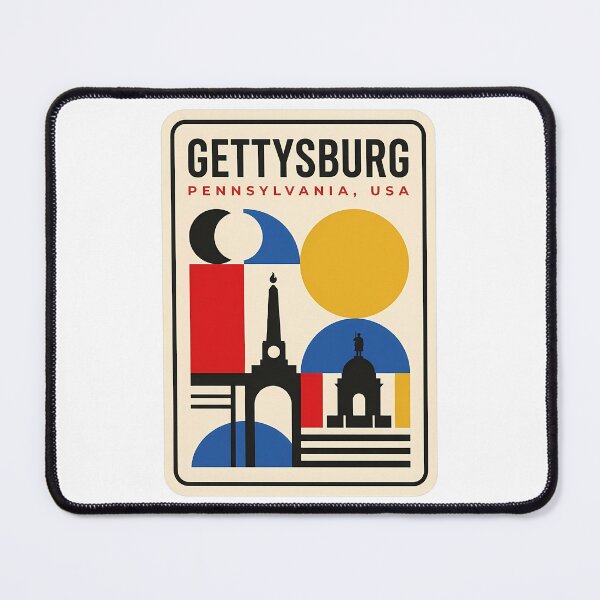 Item preview, Retro Gettysburg Pennsylvania USA Geometric Travel Style designed and sold by k3rstman1.