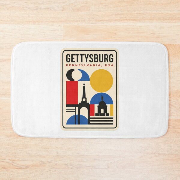 Item preview, Retro Gettysburg Pennsylvania USA Geometric Travel Style designed and sold by k3rstman1.