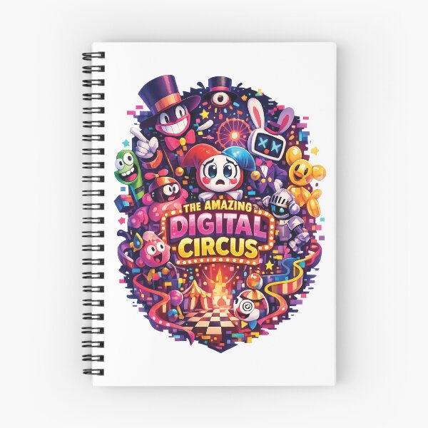 Item preview, The Amazing Digital Circus Fan Art Neon Cartoon Design | Pomni Inspired Glitch Aesthetic Graphic Tee designed and sold by Graphic Therapist.