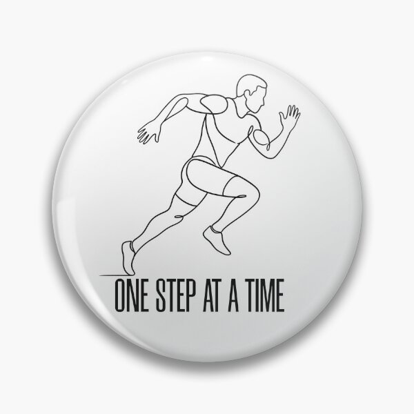 Item preview, One Step at a Time | Runner Motivation Design designed and sold by Xatutik.art.