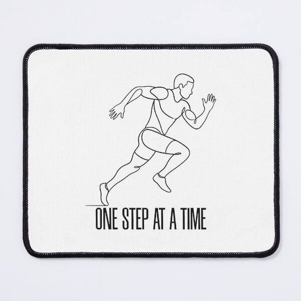Item preview, One Step at a Time | Runner Motivation Design designed and sold by Xatutik.art.