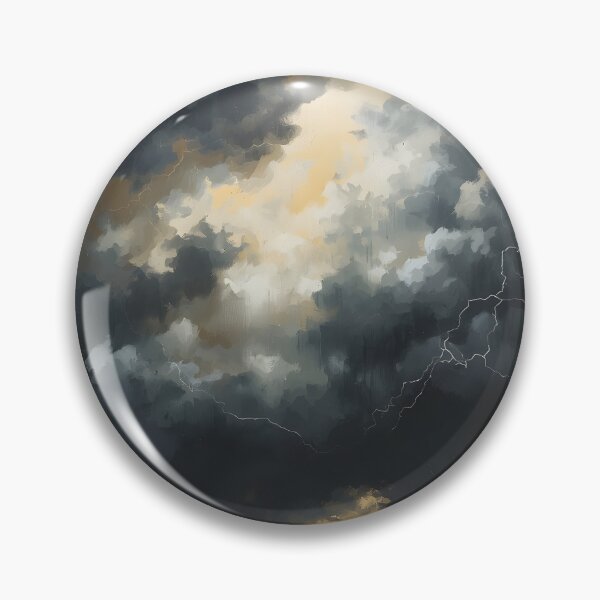 Item preview, Dark Storm Clouds Lightning Dramatic Sky Art designed and sold by Luna-Flow.