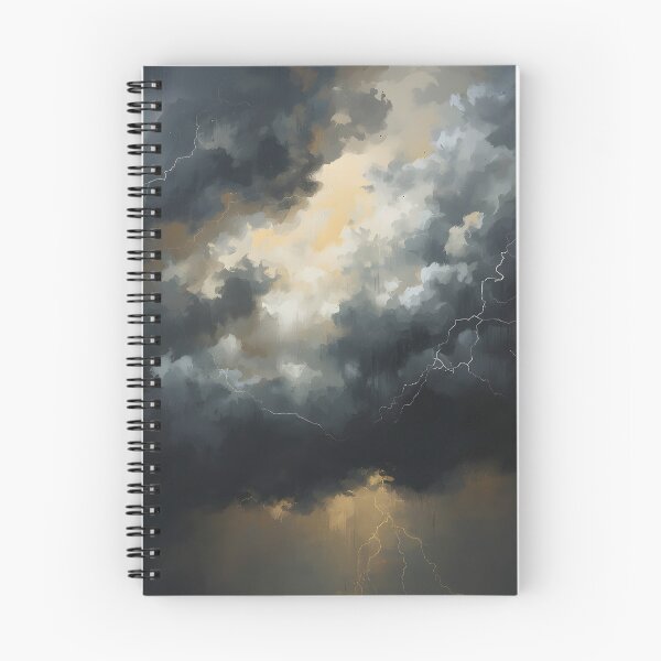 Item preview, Dark Storm Clouds Lightning Dramatic Sky Art designed and sold by Luna-Flow.