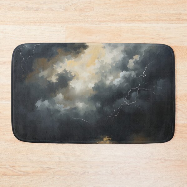 Item preview, Dark Storm Clouds Lightning Dramatic Sky Art designed and sold by Luna-Flow.