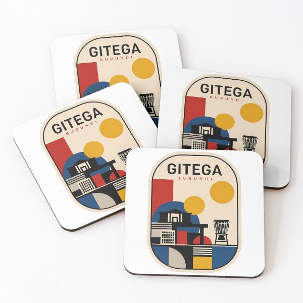 Item preview, Gitega Burundi Retro Abstract Minimalist Cityscape designed and sold by k3rstman1.