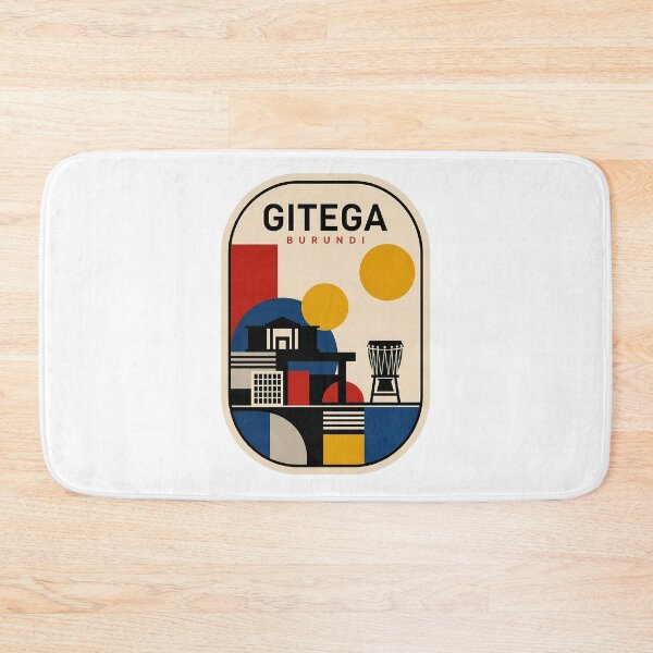 Item preview, Gitega Burundi Retro Abstract Minimalist Cityscape designed and sold by k3rstman1.