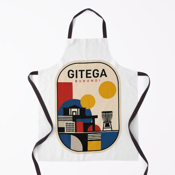 Item preview, Gitega Burundi Retro Abstract Minimalist Cityscape designed and sold by k3rstman1.