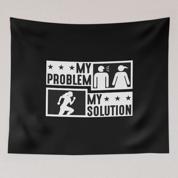 Item preview, Trail Runner My Problem My Pictogram Mom Running designed and sold by tshirtconcepts.