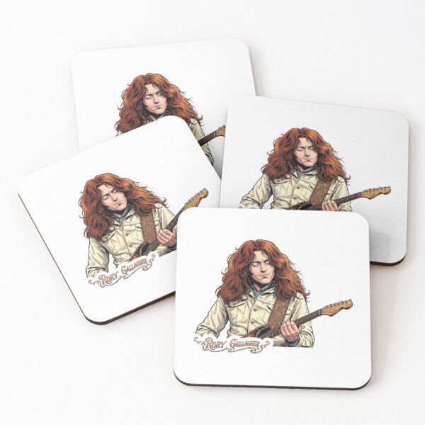 Item preview, Rory Gallagher Paisley Strap Blues Guitar Legend Sticker designed and sold by topprinting.