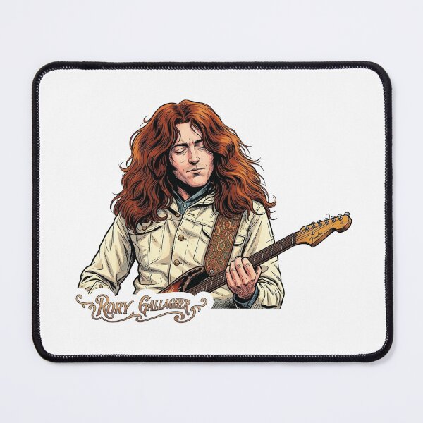 Item preview, Rory Gallagher Paisley Strap Blues Guitar Legend Sticker designed and sold by topprinting.