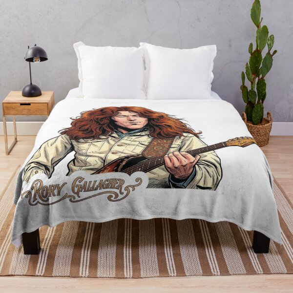 Item preview, Rory Gallagher Paisley Strap Blues Guitar Legend Sticker designed and sold by topprinting.