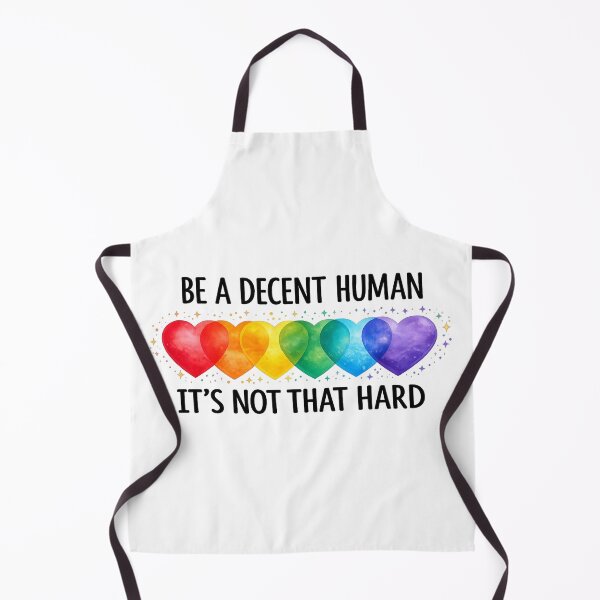 Item preview, Be A Decent Human It's Not That Hard, Equality, Rainbow Heart Pride, Inclusive designed and sold by toongstudio.