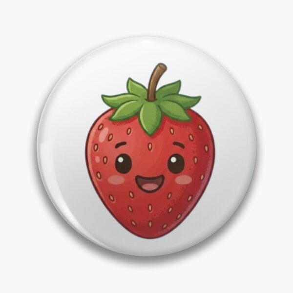 Item preview, Happy Smiling Strawberry Character designed and sold by BoldConcept43.